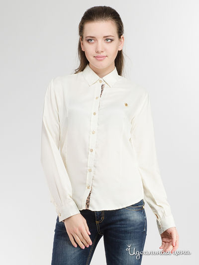 Рубашка Roberto Cavalli, цвет молочный