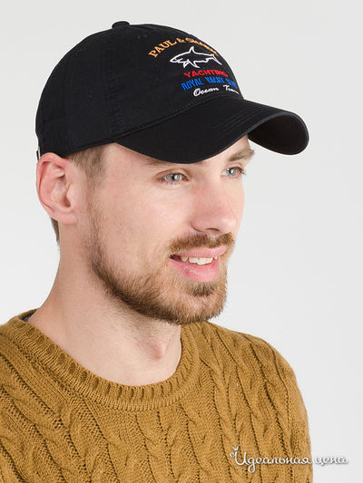Бейсболка Paul & Shark, цвет черный