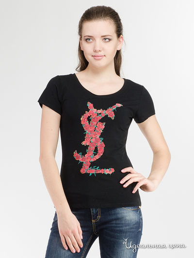 Футболка Yves Saint Laurent, цвет черный