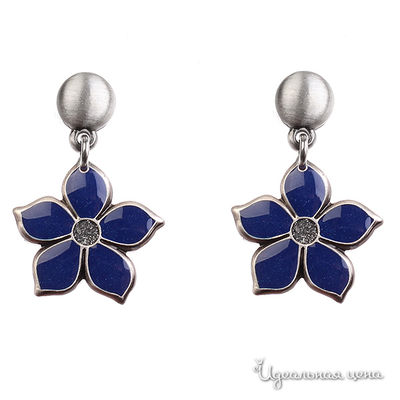 Серьги Clara Bijoux, цвет синий