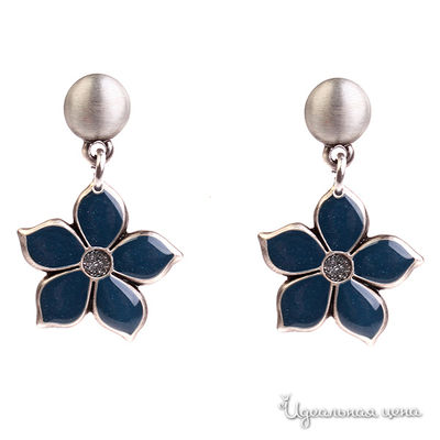 Серьги Clara Bijoux, цвет синий