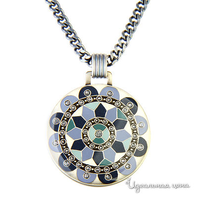 Колье Clara Bijoux, цвет сизый, серый, голубой