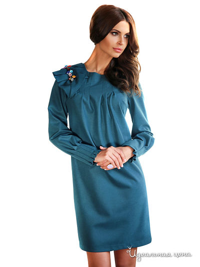 Платье Bezko, цвет бутылка