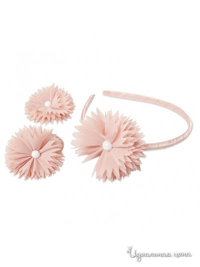 Комплект: резинки для волос 2 шт, ободок PlayToday, цвет розовый