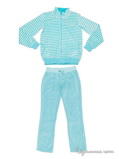 Комплект S’COOL!, цвет бирюзовый, белый