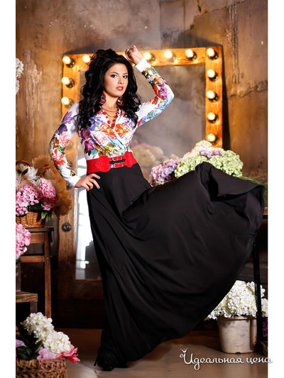 Платье Medini, цвет черный