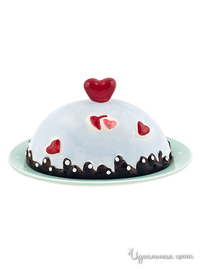 Масленка Elff Decor, цвет голубой