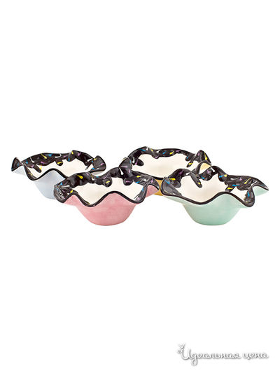 Набор креманок для мороженого, 4 шт Elff Decor, цвет мультиколор