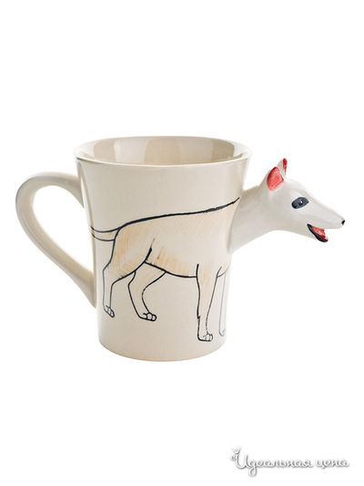 Кружка 3D Elff Decor, цвет слоновая кость, мультикорол