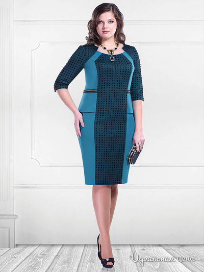 Платье Camelia, цвет бирюзовый