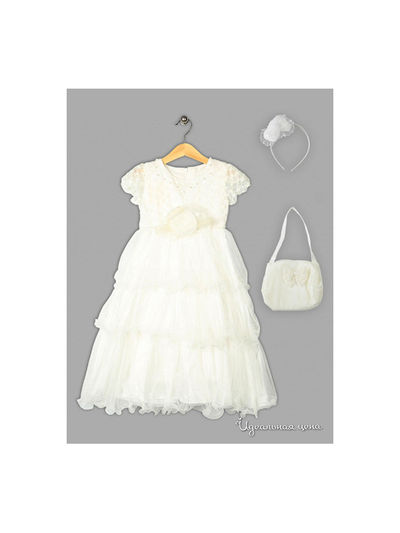 Платье Стиляги, цвет белый