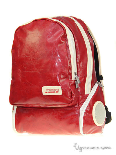 Рюкзак со встроенными динамиками Fydelity, цвет красный