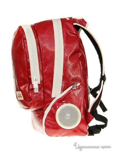 Рюкзак со встроенными динамиками Fydelity, цвет красный