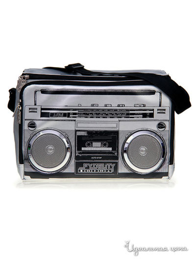 Сумка-холодильник со встроенными динамиками Fydelity, цвет серый