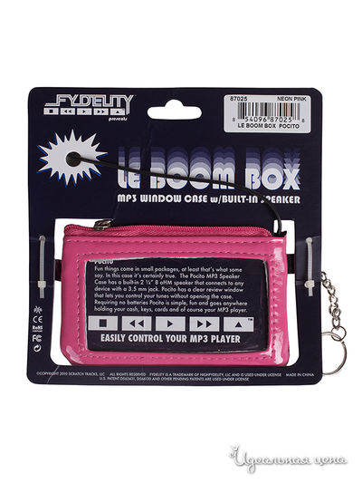 Мини сумка со встроенным динамиком Fydelity, цвет розовый