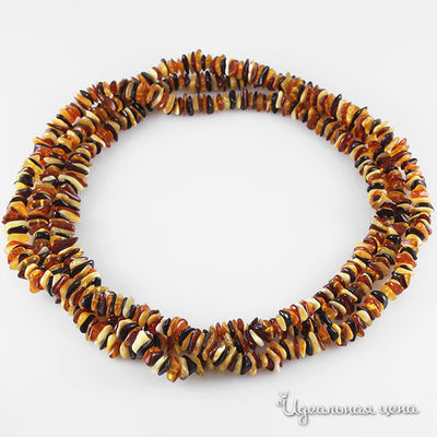 Бусы Migura, цвет коричневый