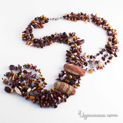 Колье Эсмеральда, цвет коричневый