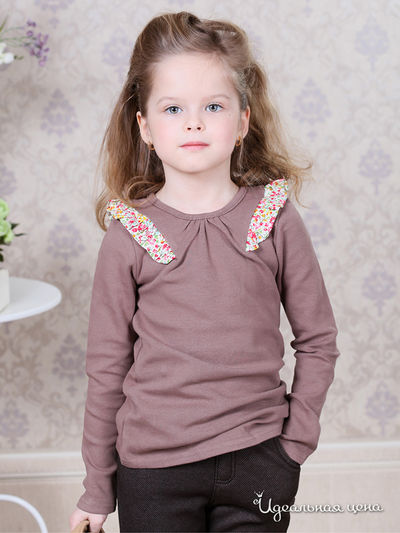 Лонгслив Dena Savati, цвет коричневый