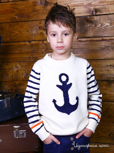 Джемпер Dena Savati, цвет белый, синий