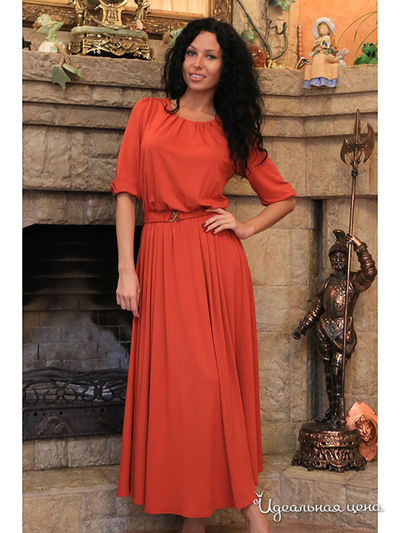 Платье Fleuretta, цвет терракотовый