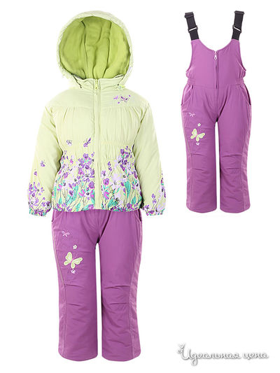 Комплект M & D, цвет салатовый, сиреневый