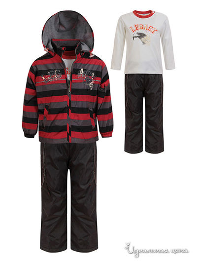 Комплект M & D, цвет красный, черный