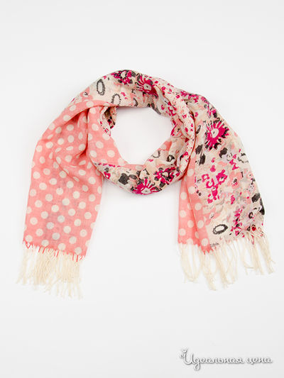 Палантин Lacucci, цвет розовый