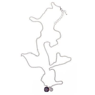 Колье Lizas, цвет серебряный, красный