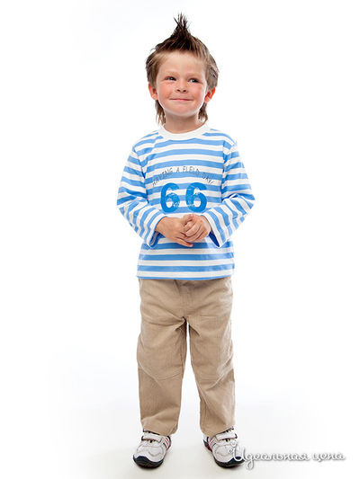 Лонгслив Abel, цвет синий, белый