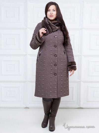 Пальто Brillare, цвет коричневый