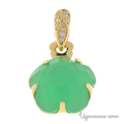 Подвеска Эсмеральда, цвет золотой, зеленый