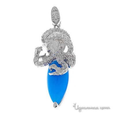 Подвеска Migura, цвет cсеребряный, голубой