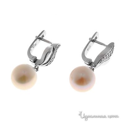 Серьги Эсмеральда, цвет серебряный