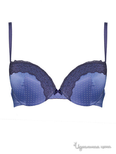 Бюстгальтер пуш-ап Tenerezza, цвет синий
