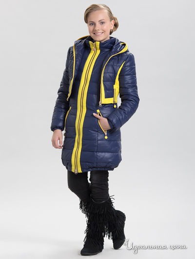 Пальто Jan Steen, цвет синий, желтый