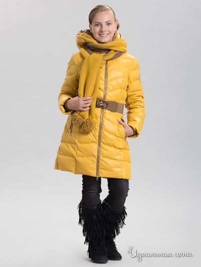 Пуховик Jan Steen, цвет горчичный