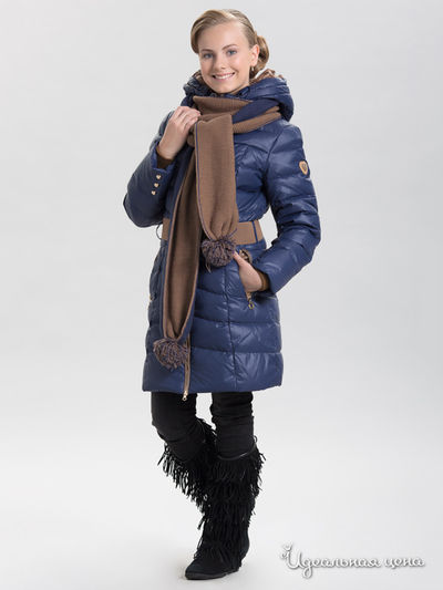 Пуховик Jan Steen, цвет синий