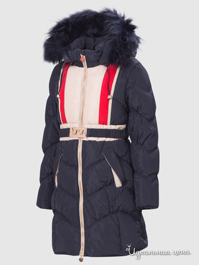 Пальто Steen Age, цвет бежевый, синий