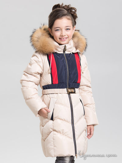 Пальто Steen Age, цвет темно-синий, бежевый