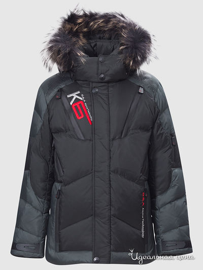 Пуховик Steen Age, цвет темно-зеленый