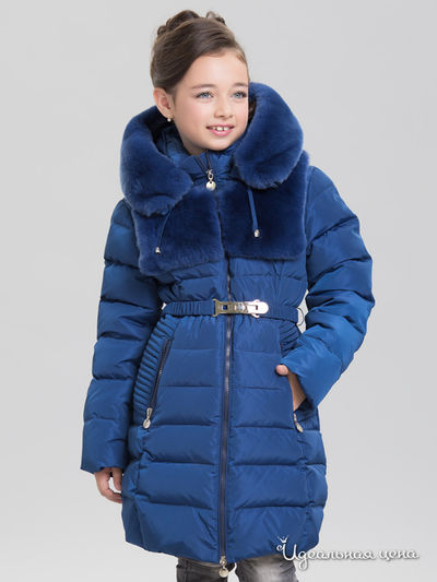 Пуховик Steen Age, цвет синий