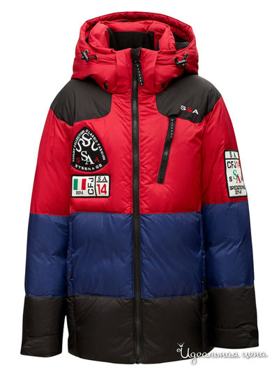 Куртка Steen Age, цвет красный, синий