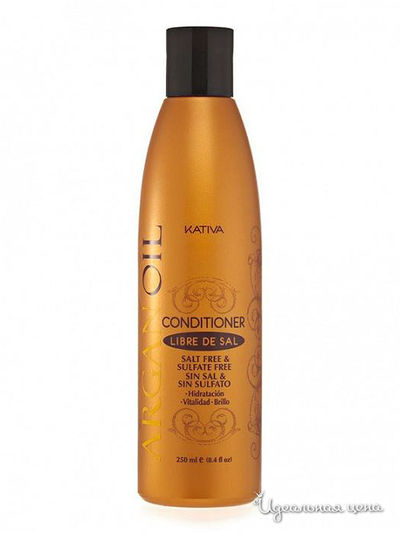 Кондиционер увлажняющий для волос с маслом Арганы, 250 мл, Kativa