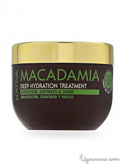 Маска интенсивно увлажняющая для волос, 500 мл, Kativa