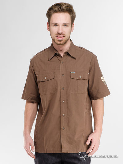 Рубашка Rocawear, цвет коричневый