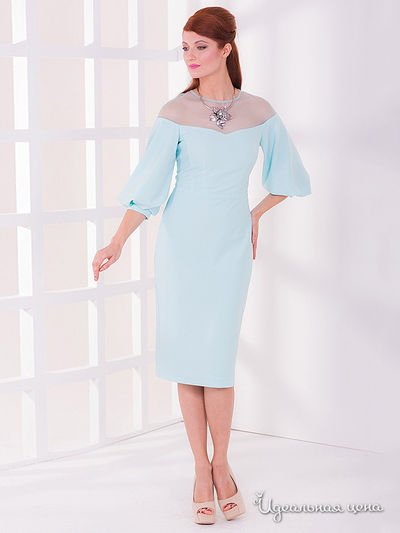 Платье Tasha Martens, цвет голубой