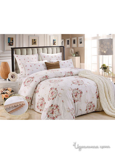 Комплект постельного белья семейный Kazanov.A., цвет молочный