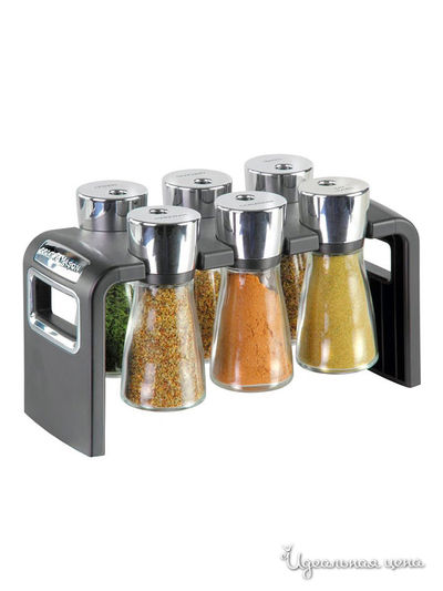 Полочка  для специй, 6 специй DKB Household/William Levene