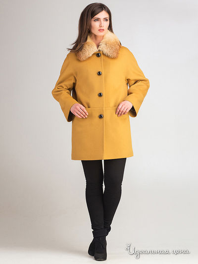 Пальто Doroteya, цвет горчичный