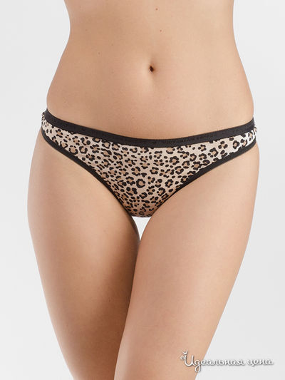 Трусы-стринги Victoria's Secret, цвет леопардовый